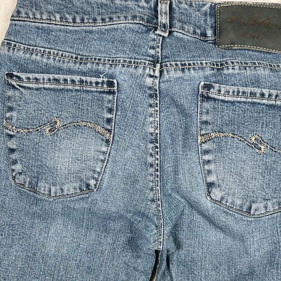 Silver Jeans 🔥 Y2K 🔥 perfectly worn in 🔥  bootcut 🔥 size 27/31 - Picture 4 of 8
